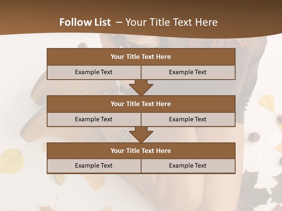 People Leaf Redhead PowerPoint Template