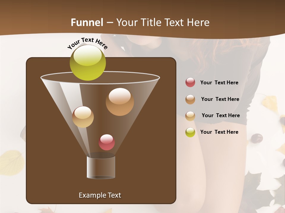 People Leaf Redhead PowerPoint Template