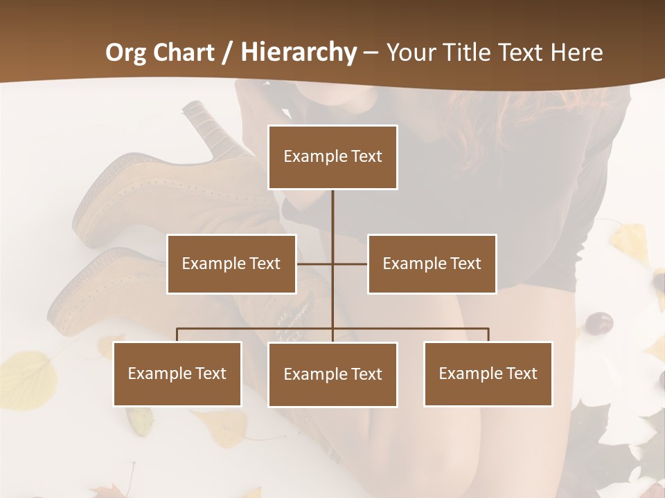 People Leaf Redhead PowerPoint Template