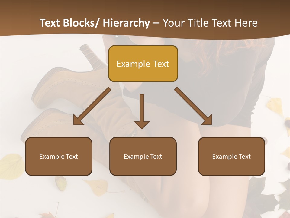 People Leaf Redhead PowerPoint Template