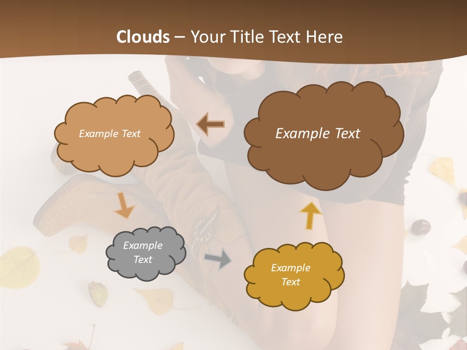 People Leaf Redhead PowerPoint Template