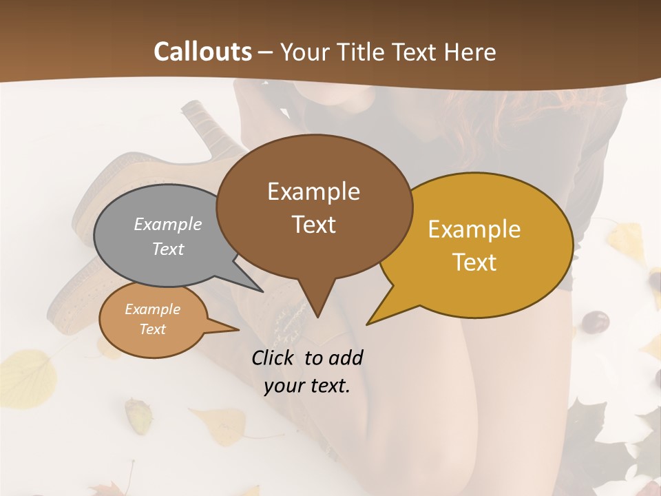 People Leaf Redhead PowerPoint Template