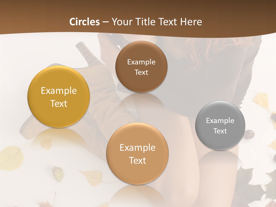 People Leaf Redhead PowerPoint Template