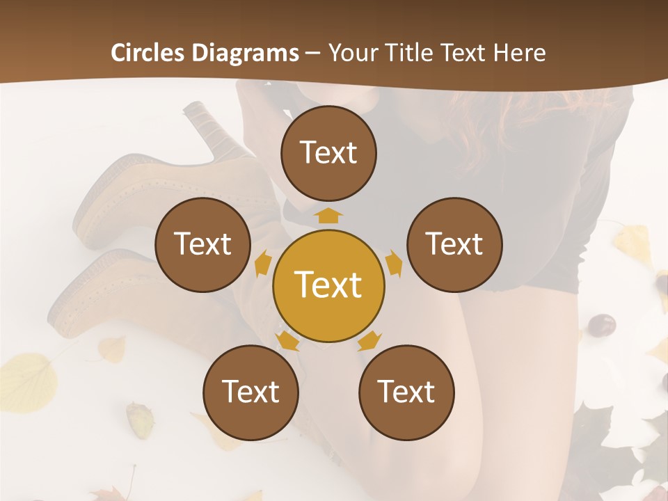 People Leaf Redhead PowerPoint Template