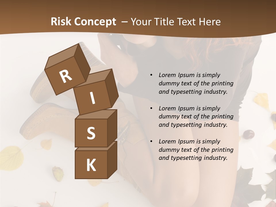 People Leaf Redhead PowerPoint Template