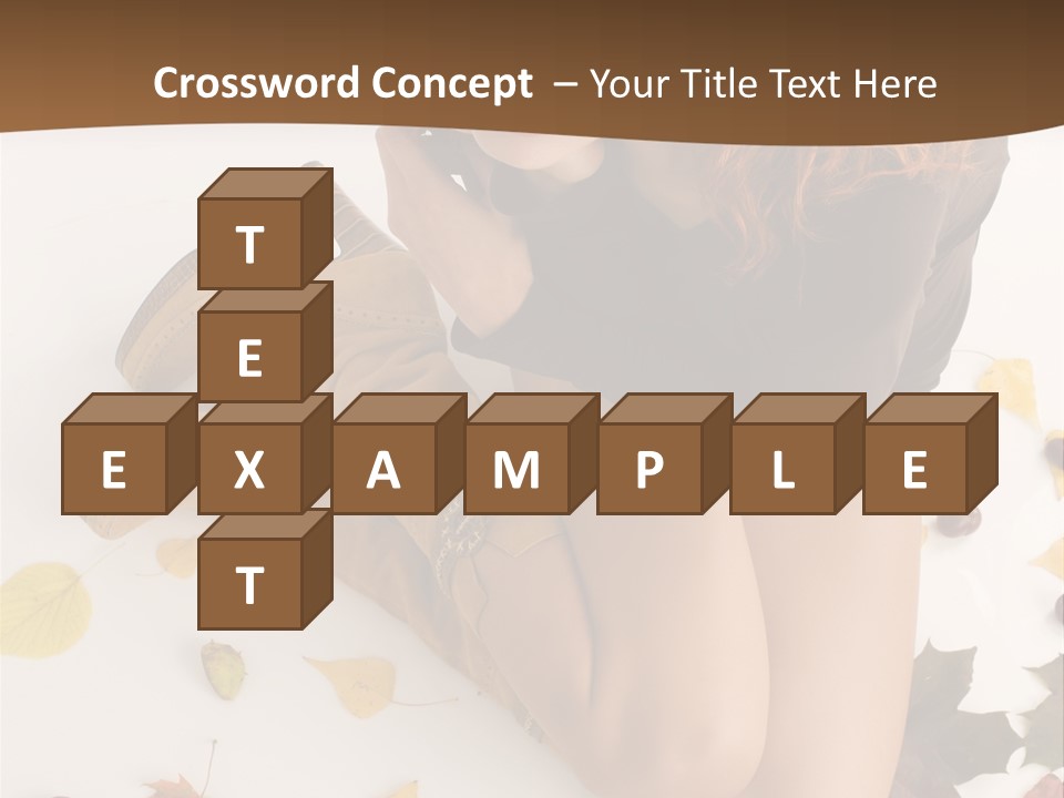 People Leaf Redhead PowerPoint Template