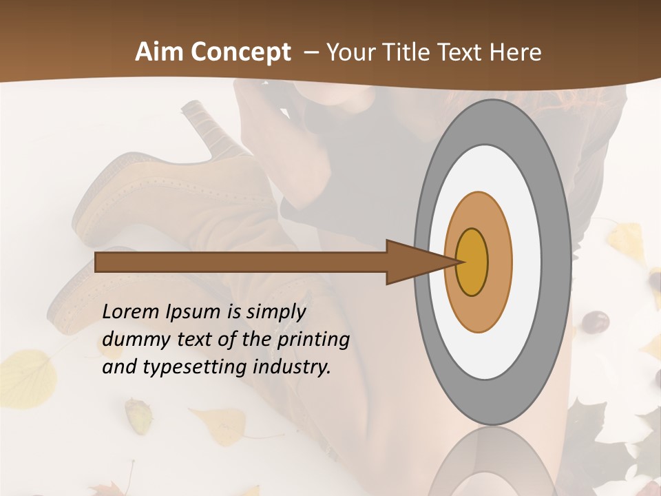 People Leaf Redhead PowerPoint Template