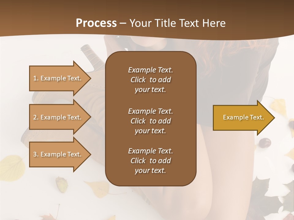 People Leaf Redhead PowerPoint Template
