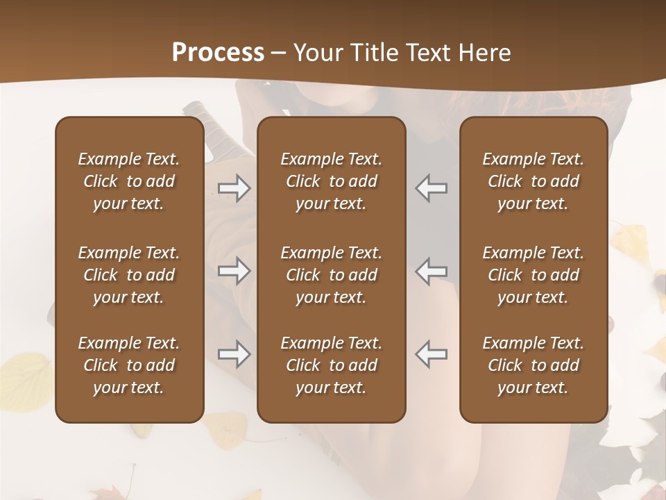 People Leaf Redhead PowerPoint Template