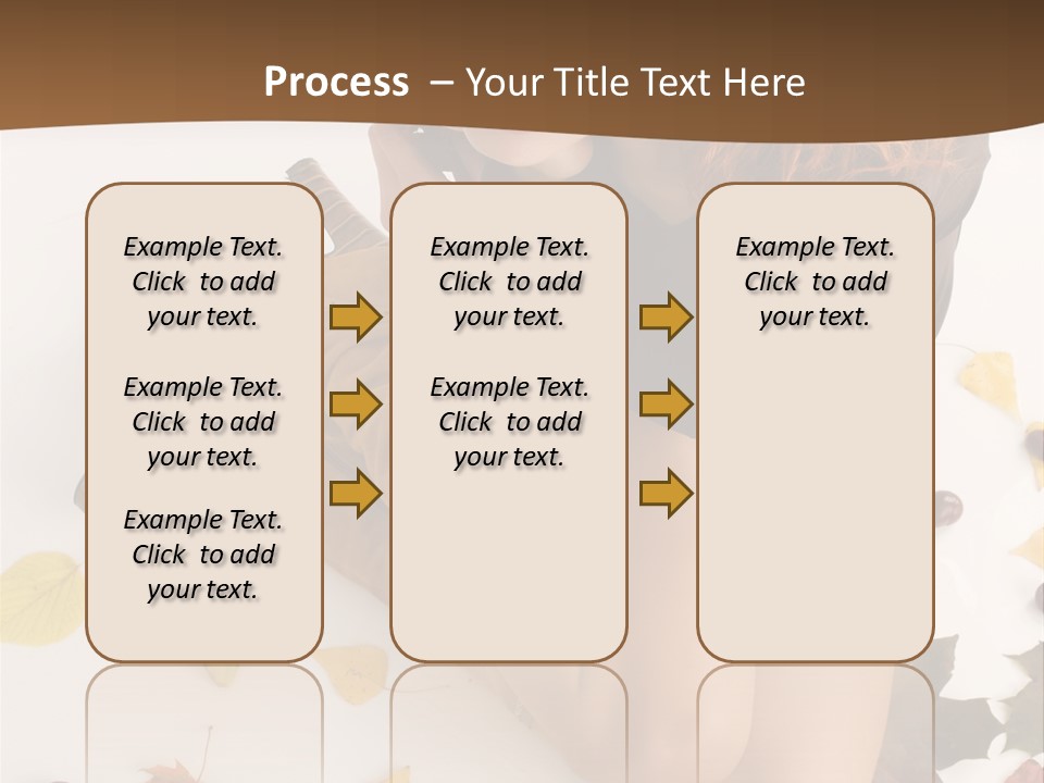 People Leaf Redhead PowerPoint Template