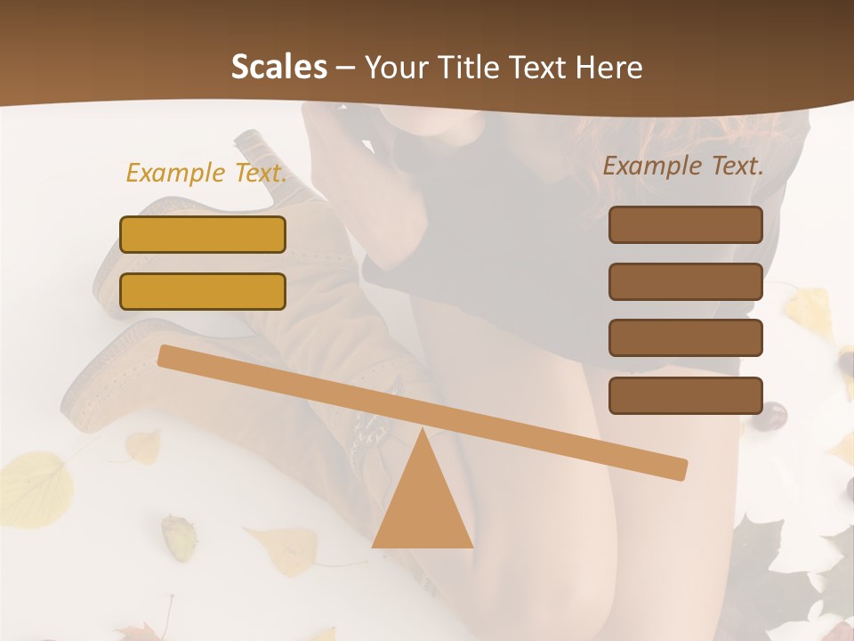 People Leaf Redhead PowerPoint Template