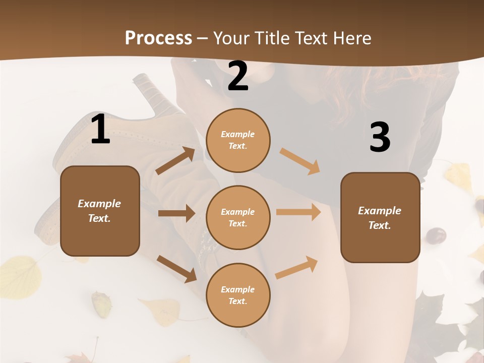 People Leaf Redhead PowerPoint Template