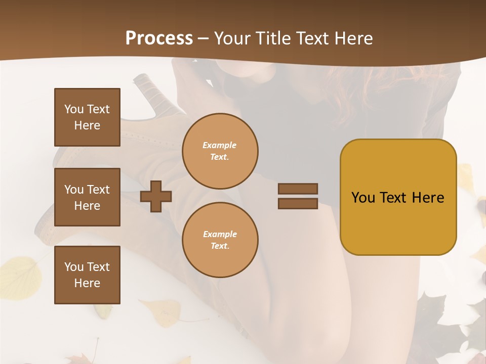 People Leaf Redhead PowerPoint Template