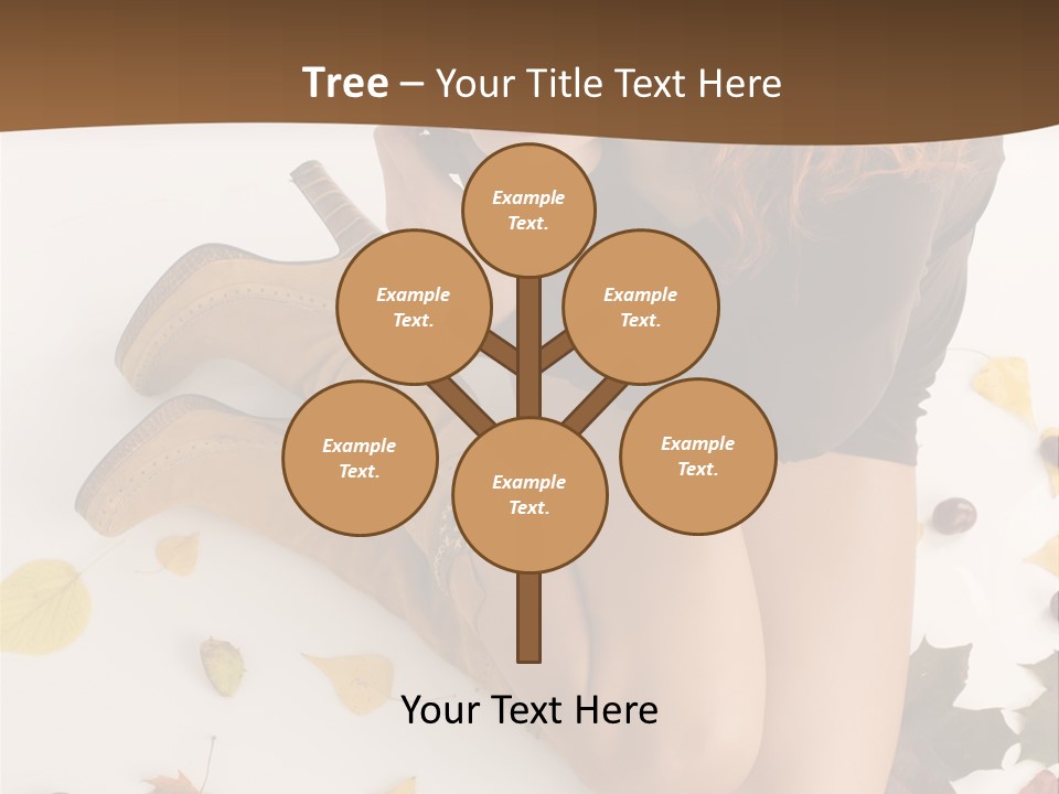 People Leaf Redhead PowerPoint Template