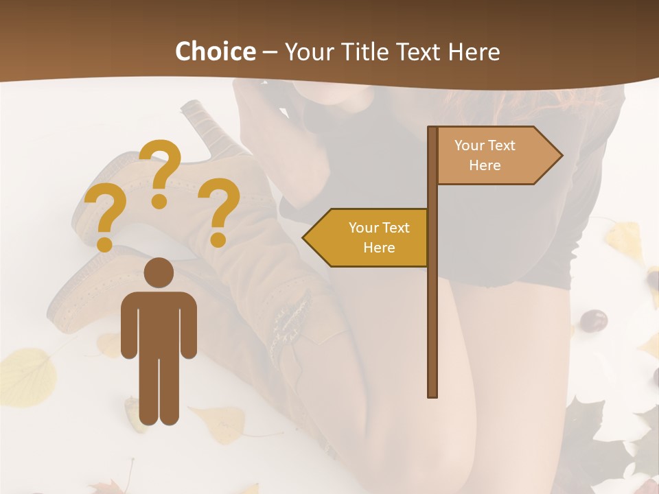 People Leaf Redhead PowerPoint Template