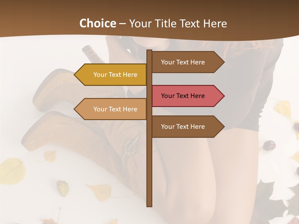 People Leaf Redhead PowerPoint Template