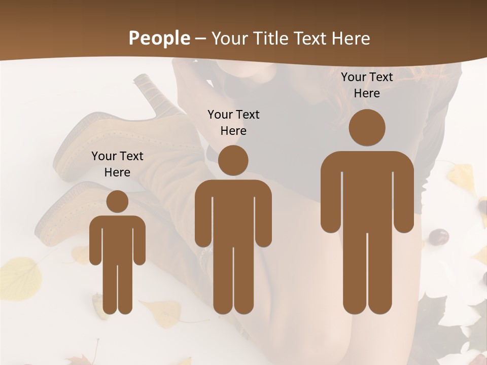 People Leaf Redhead PowerPoint Template