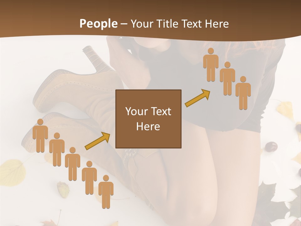People Leaf Redhead PowerPoint Template