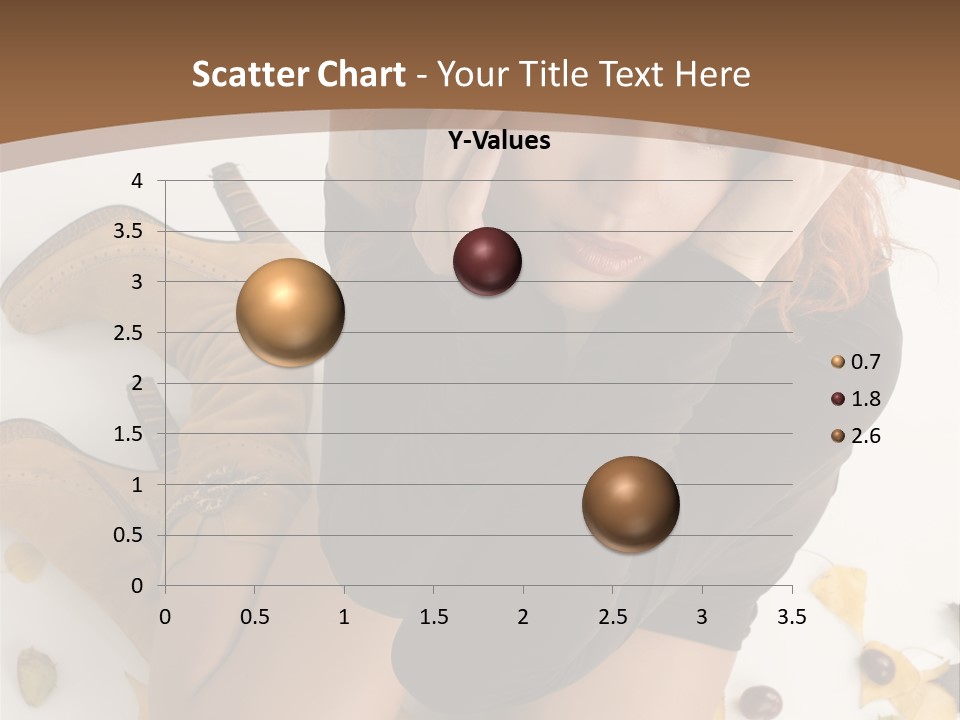 White Fashion Portrait PowerPoint Template