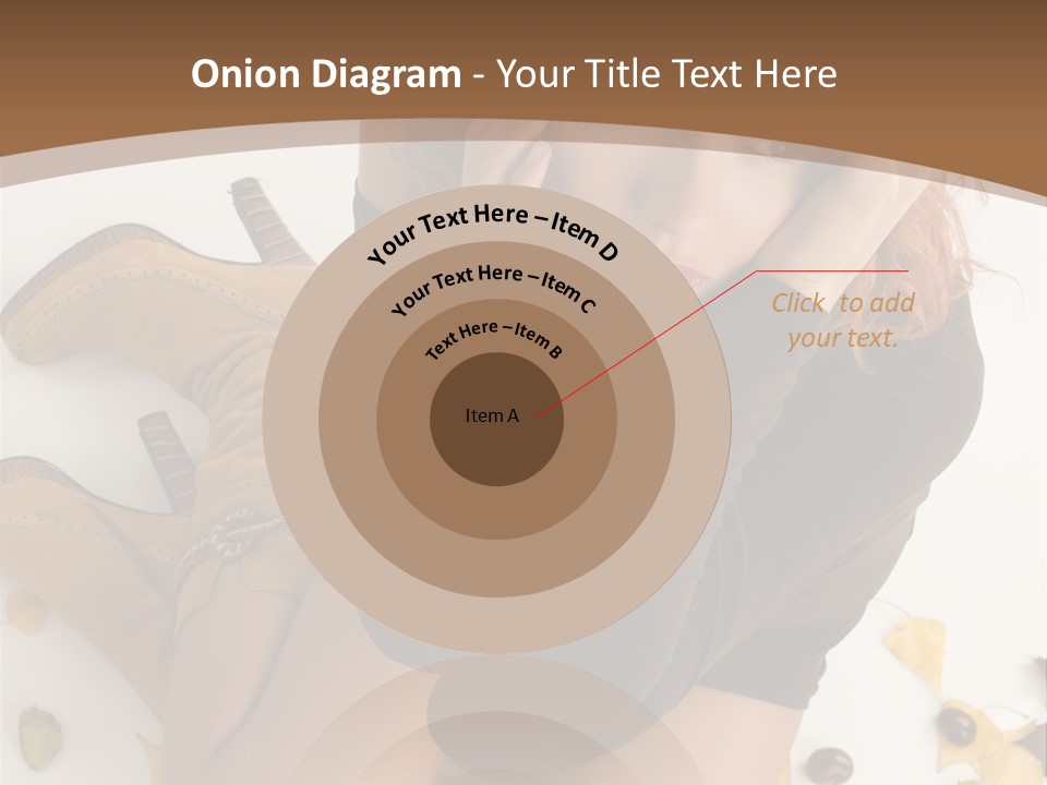 White Fashion Portrait PowerPoint Template