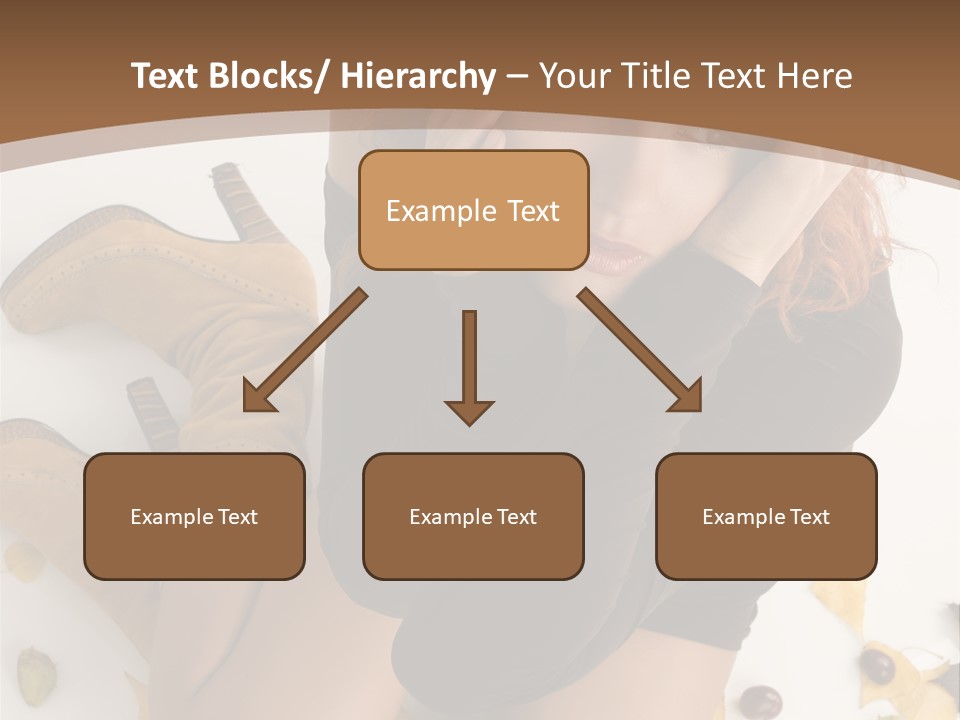 White Fashion Portrait PowerPoint Template