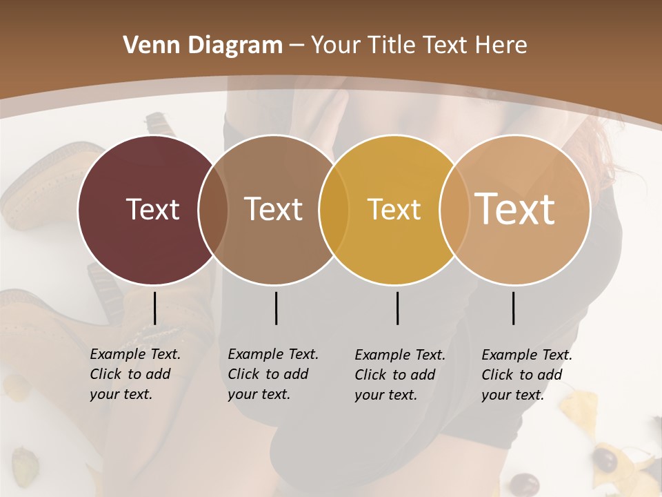 White Fashion Portrait PowerPoint Template