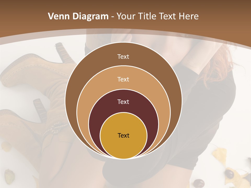 White Fashion Portrait PowerPoint Template