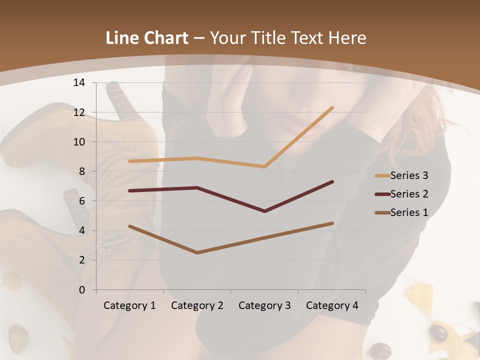 White Fashion Portrait PowerPoint Template