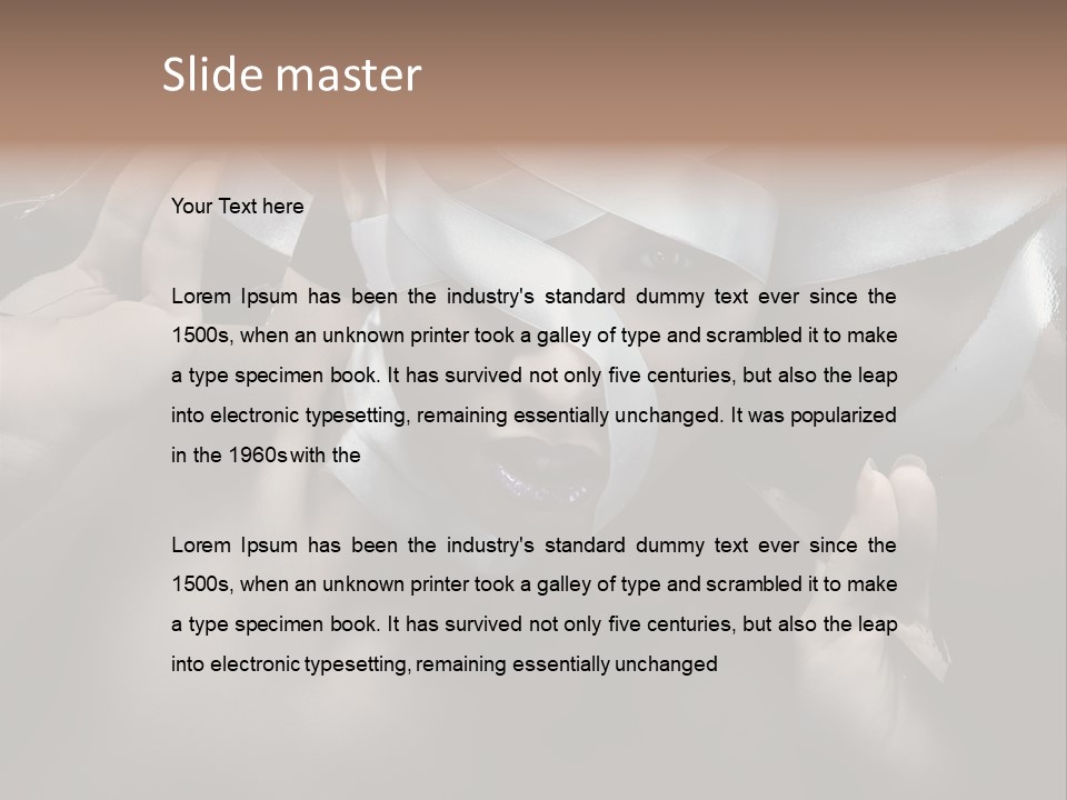 Reflections Portrait PowerPoint Template