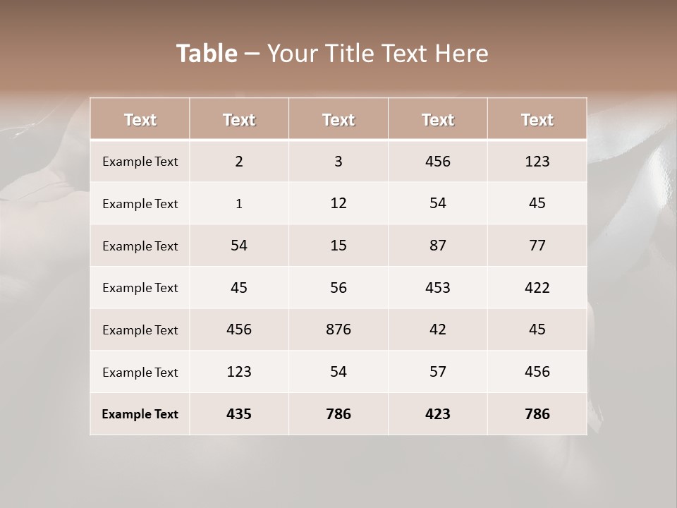 Reflections Portrait PowerPoint Template