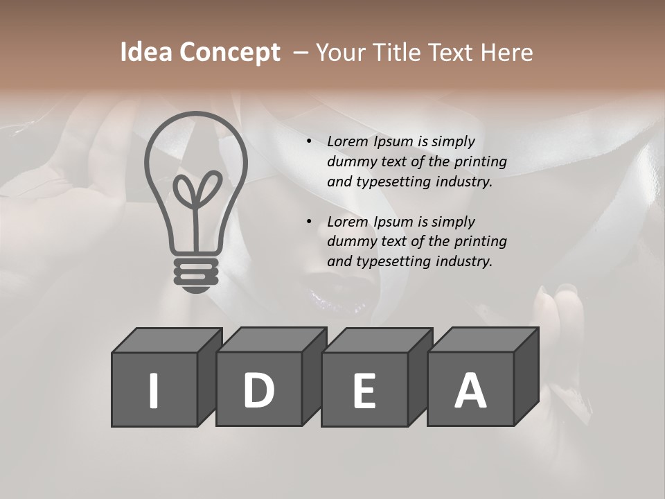 Reflections Portrait PowerPoint Template