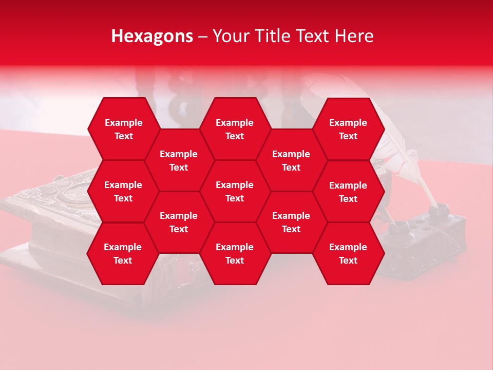 Relict Literature Red PowerPoint Template