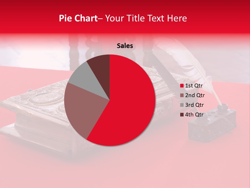Relict Literature Red PowerPoint Template
