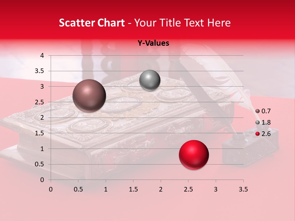 Relict Literature Red PowerPoint Template