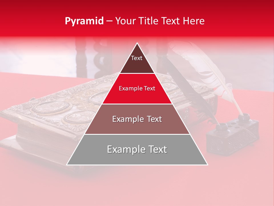Relict Literature Red PowerPoint Template