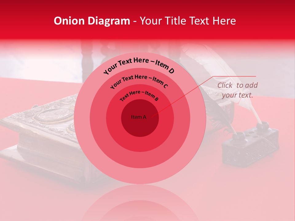 Relict Literature Red PowerPoint Template