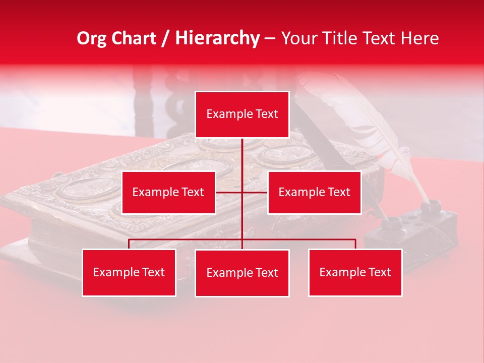 Relict Literature Red PowerPoint Template
