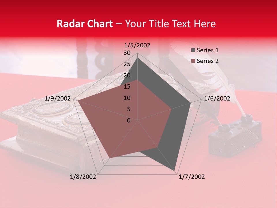 Relict Literature Red PowerPoint Template