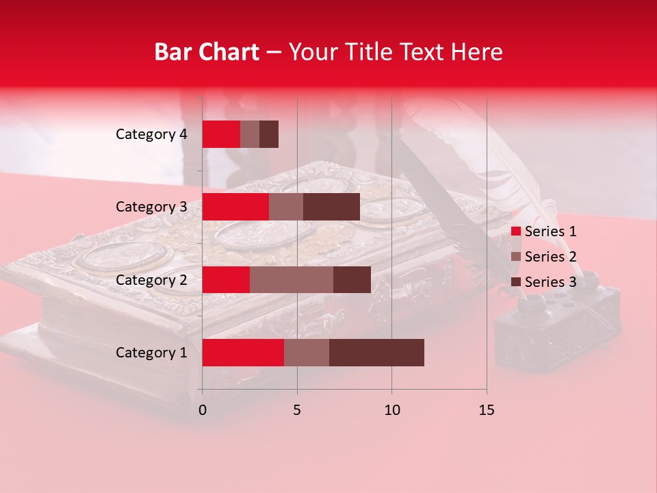 Relict Literature Red PowerPoint Template