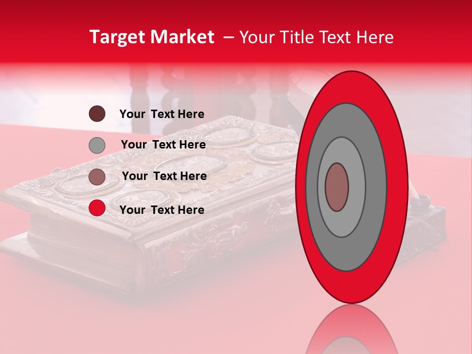 Relict Literature Red PowerPoint Template