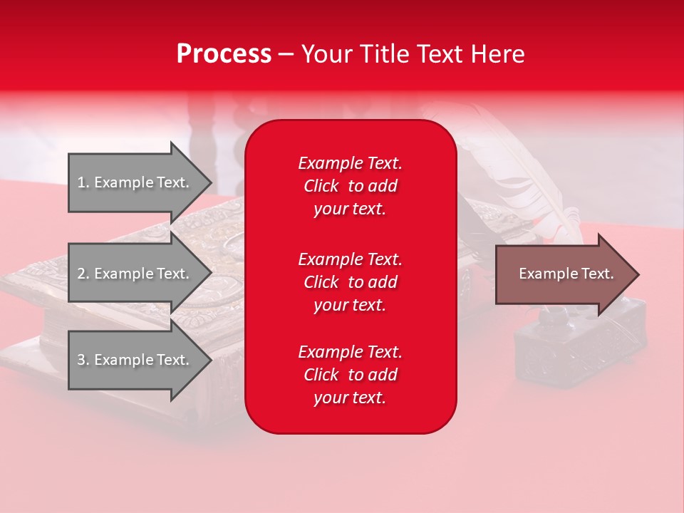 Relict Literature Red PowerPoint Template