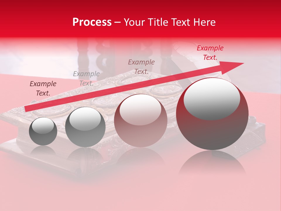 Relict Literature Red PowerPoint Template