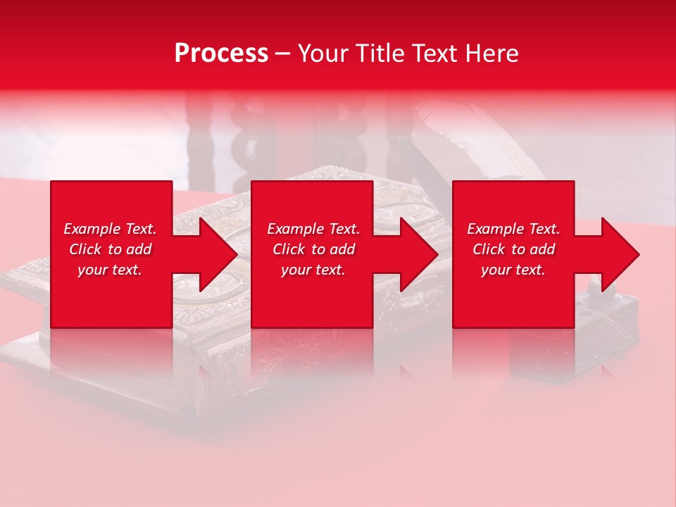 Relict Literature Red PowerPoint Template