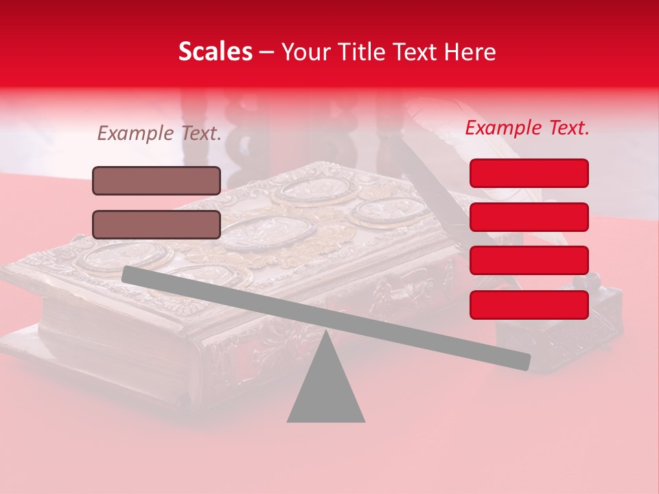 Relict Literature Red PowerPoint Template