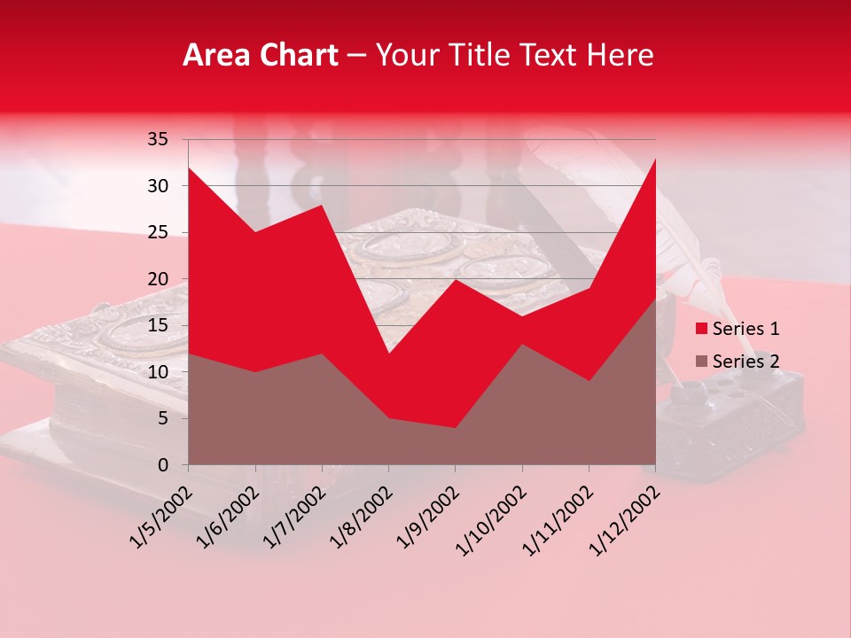 Relict Literature Red PowerPoint Template