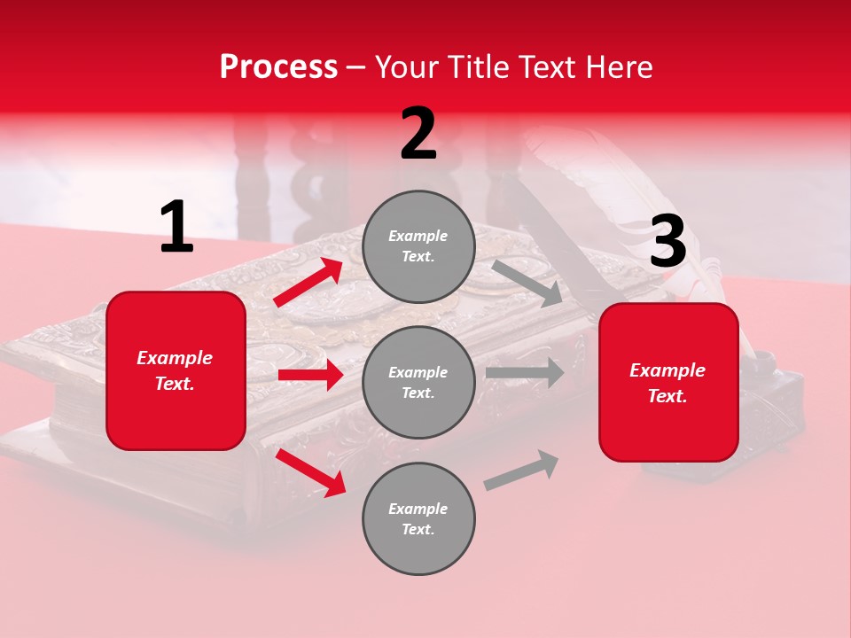 Relict Literature Red PowerPoint Template