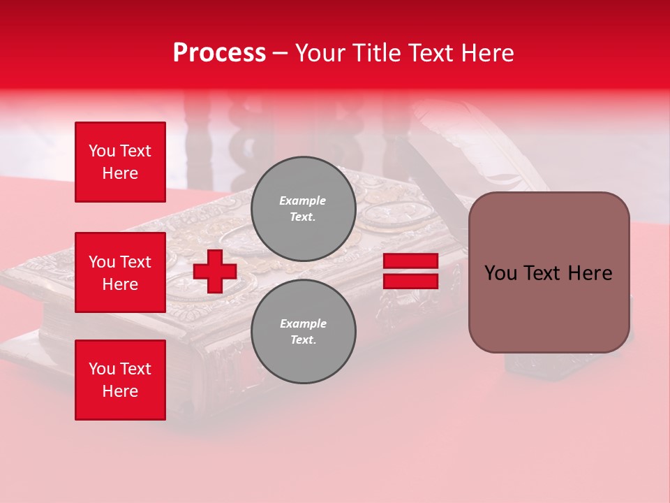 Relict Literature Red PowerPoint Template