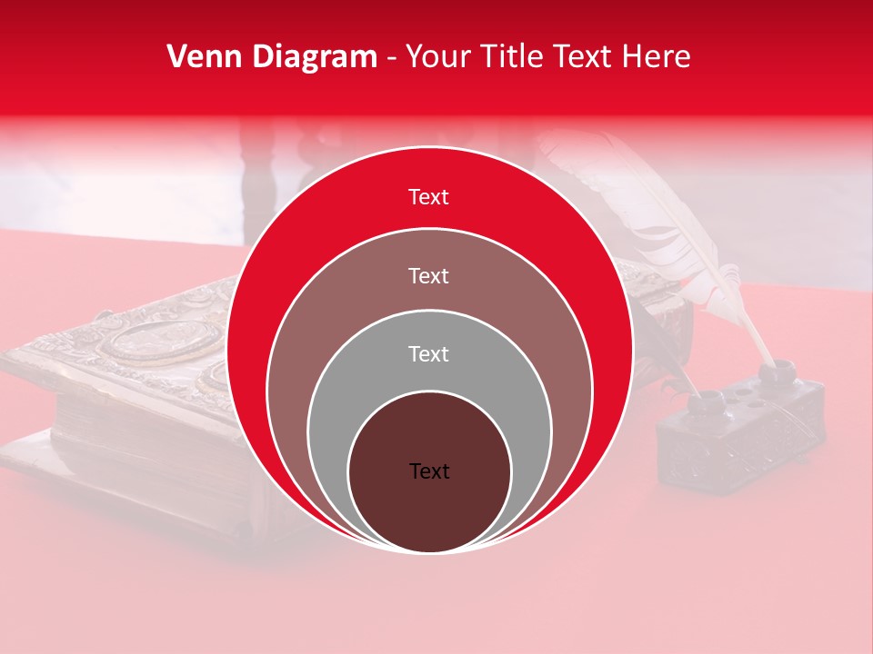 Relict Literature Red PowerPoint Template
