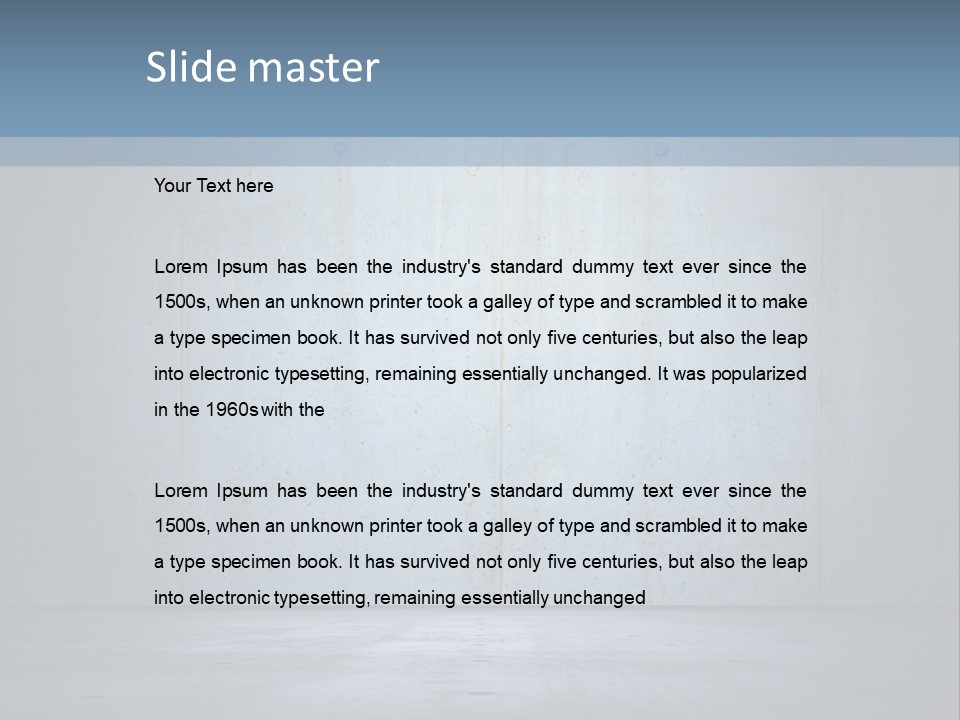 Blank Shelter Textured PowerPoint Template