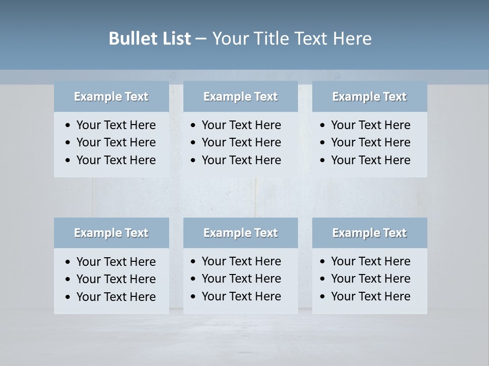 Blank Shelter Textured PowerPoint Template